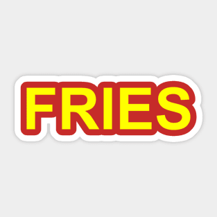 FRIES Sticker